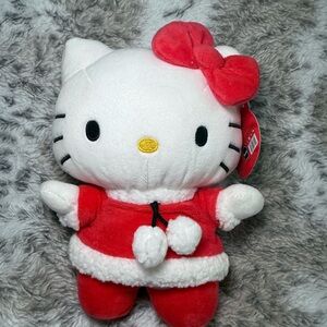 Hello Kitty Red and White Holiday Plush